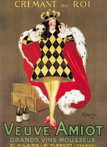 Plakat reklamujący wino musujące „Veuve Amiot”, 1922